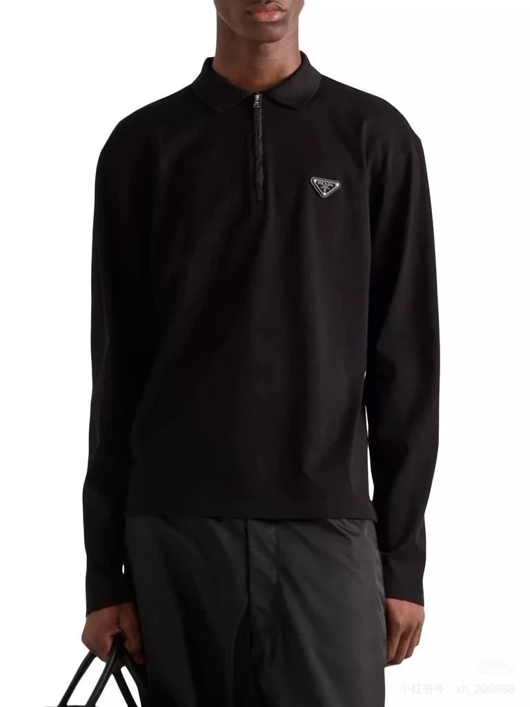 Pra collared half-zip sweatshirt