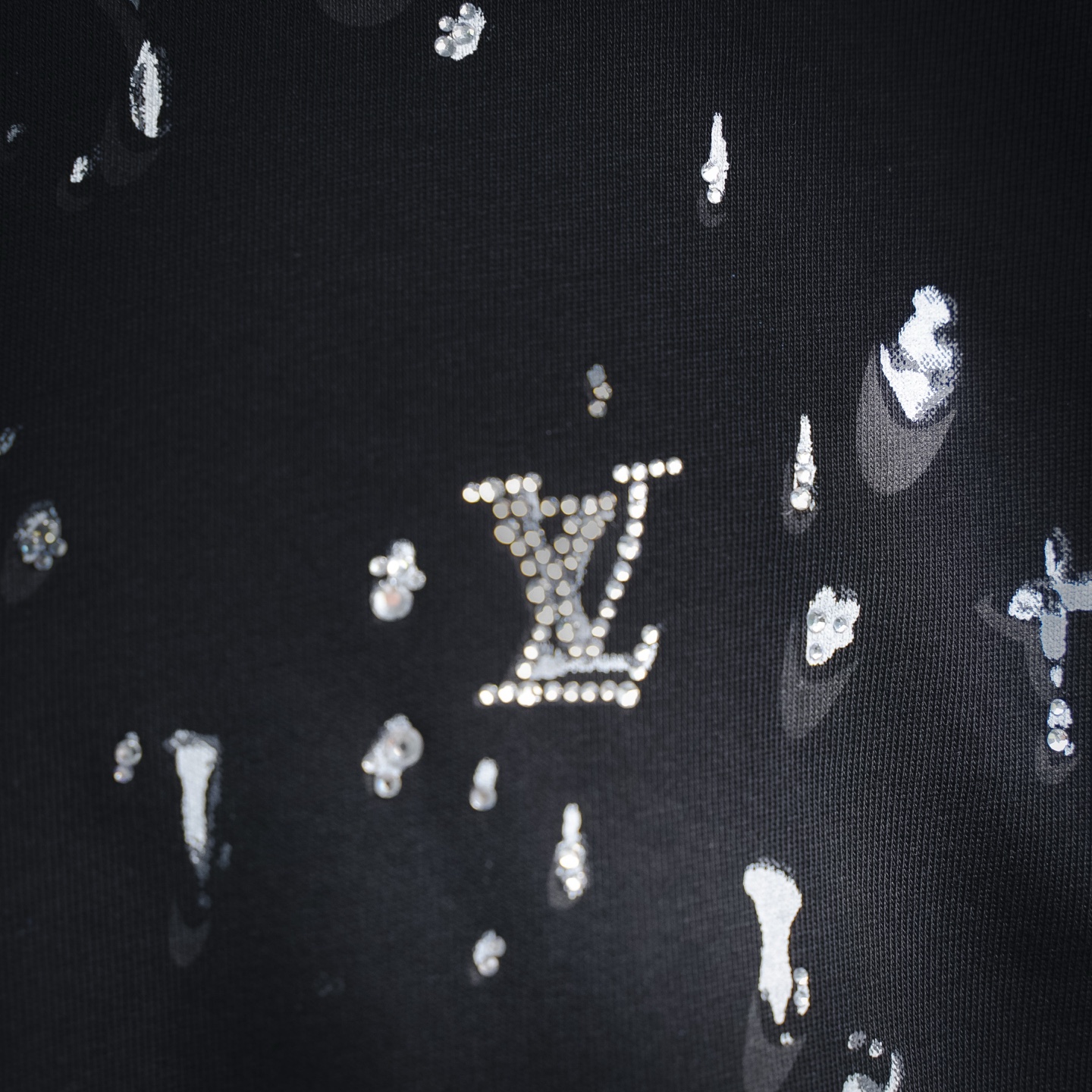 Louis paint splash logo t-shirt