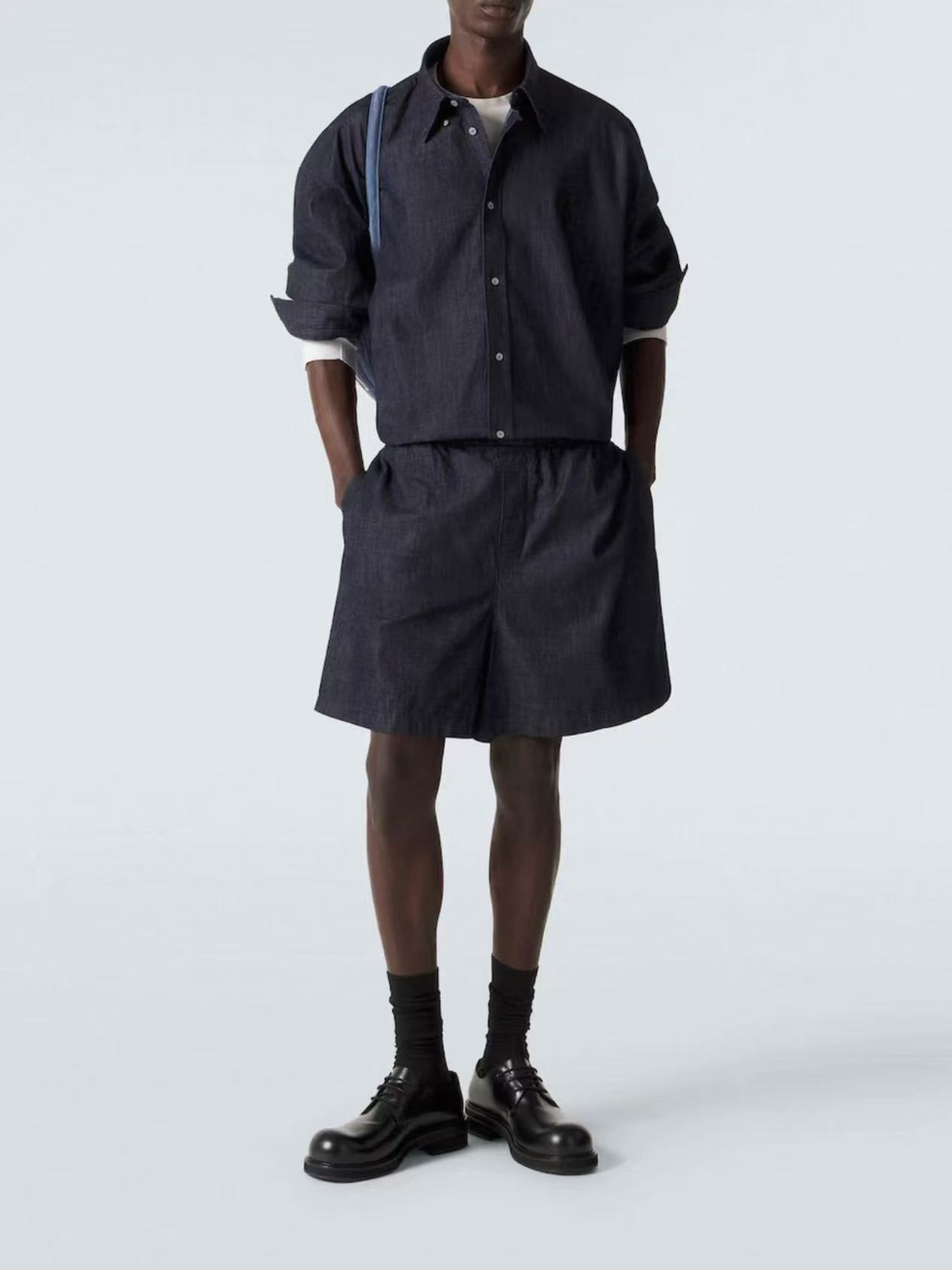 Acen washed denim shirts