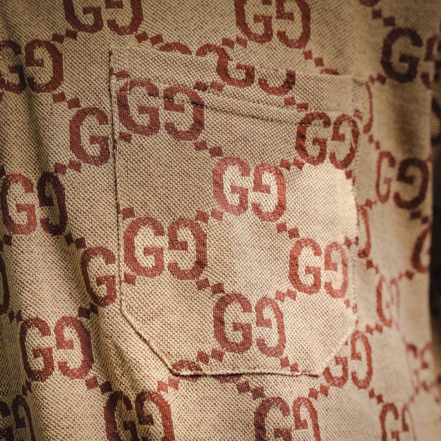 Guc all-over jacquard t-shirt