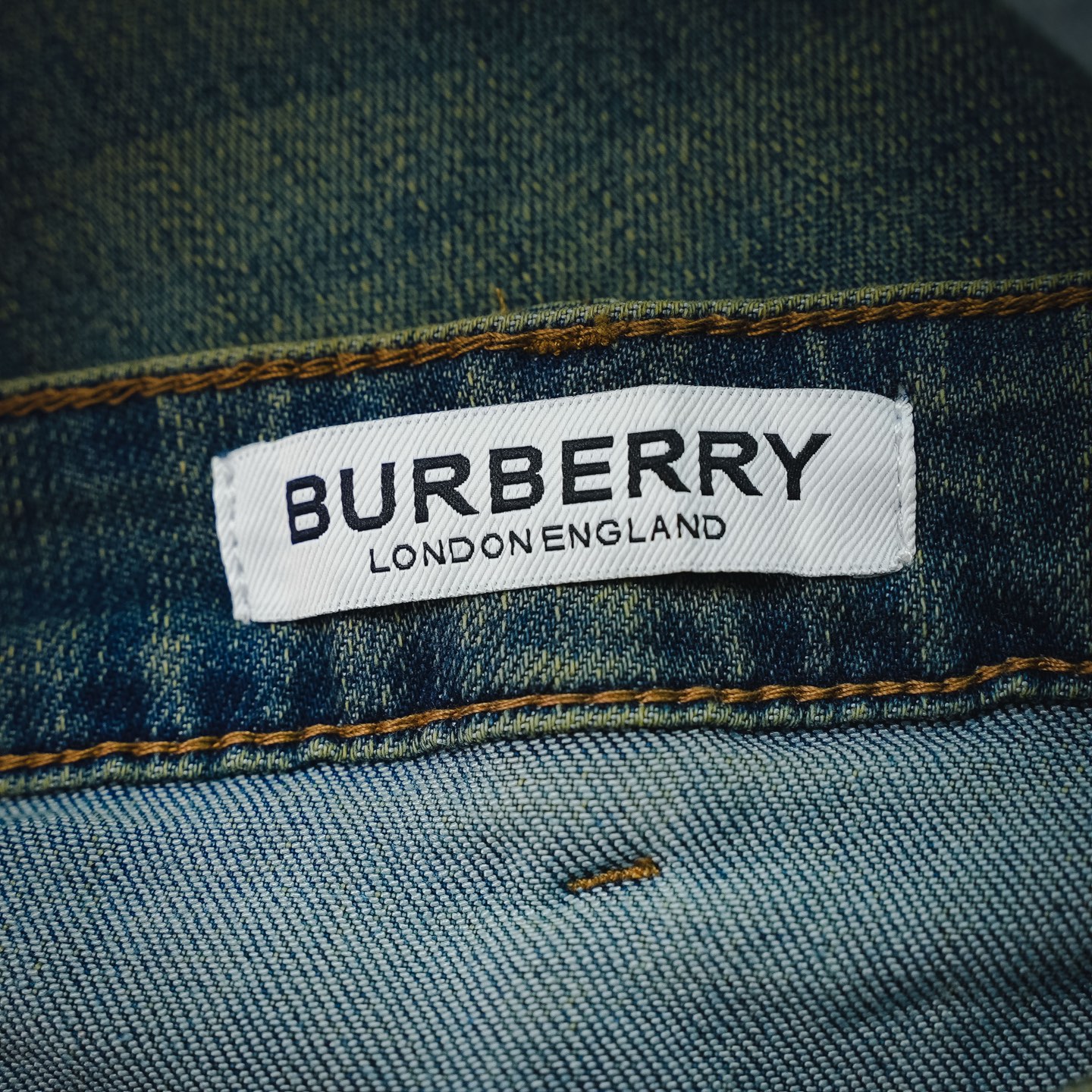 Bur skinny faded jeans