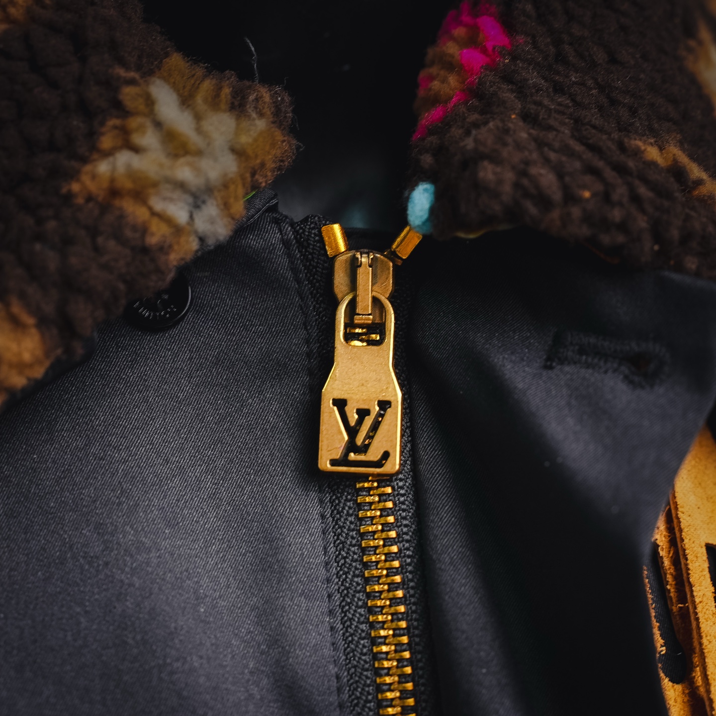 Louis detachable fleece collar jacket