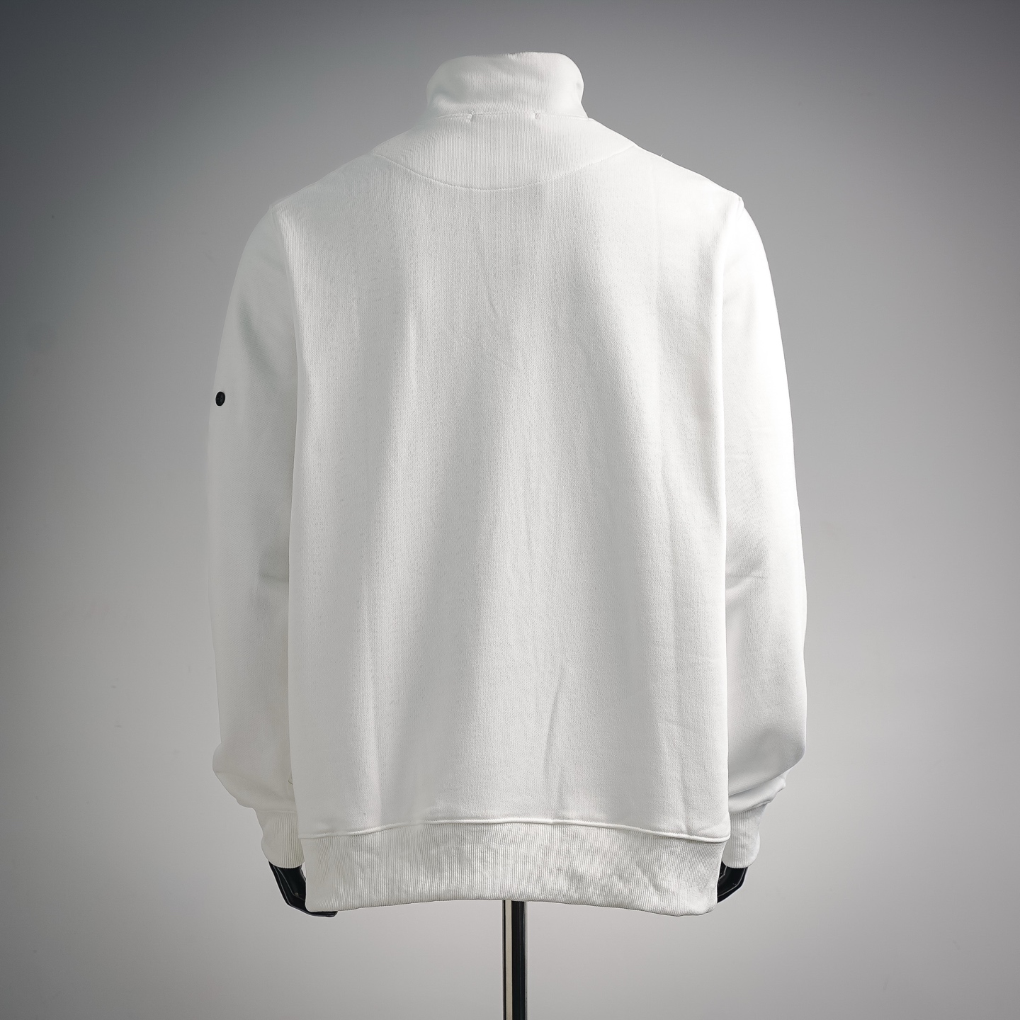 Stone zip-up sweatshirt