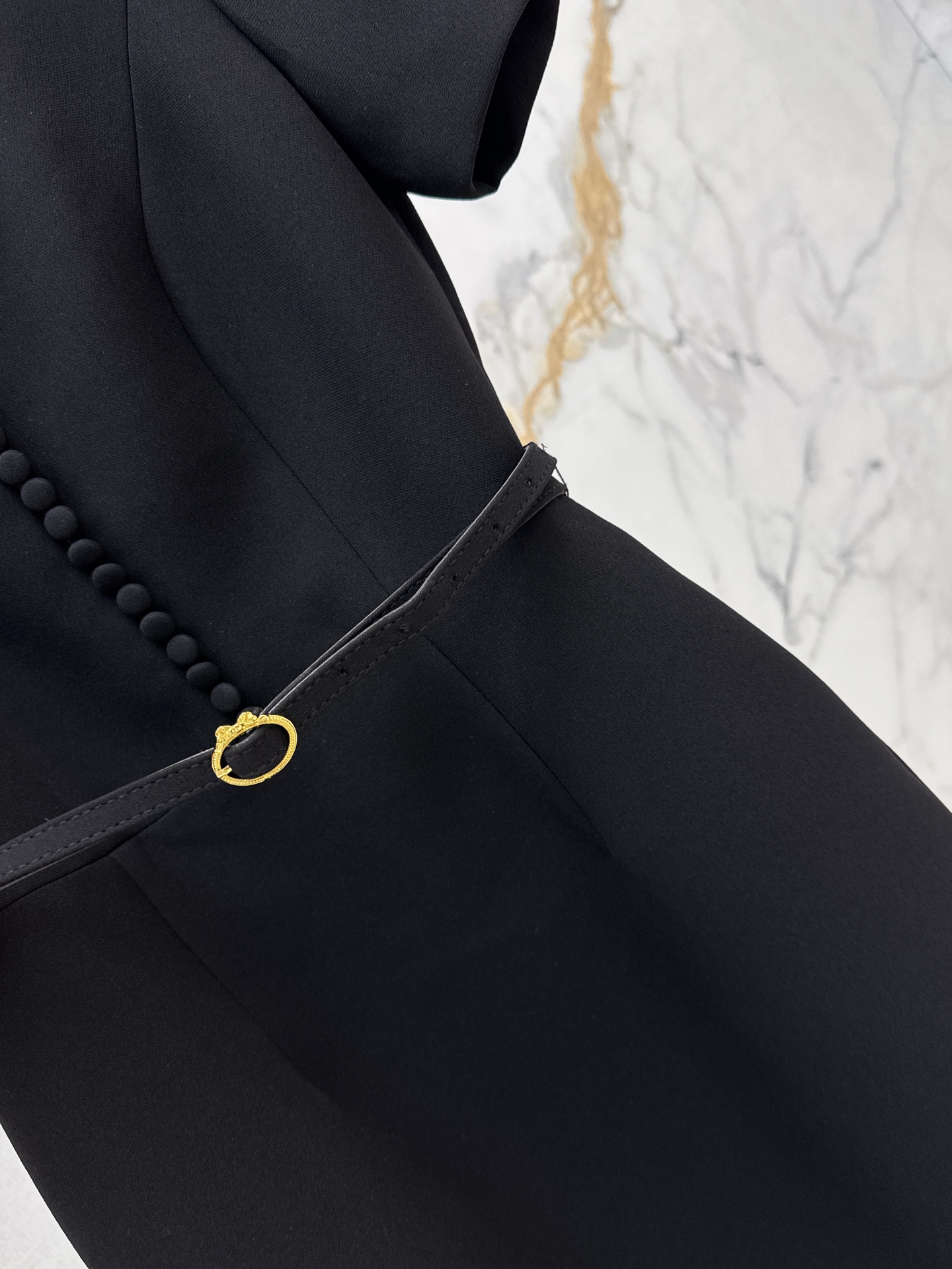 CD 26fw stand collar dress