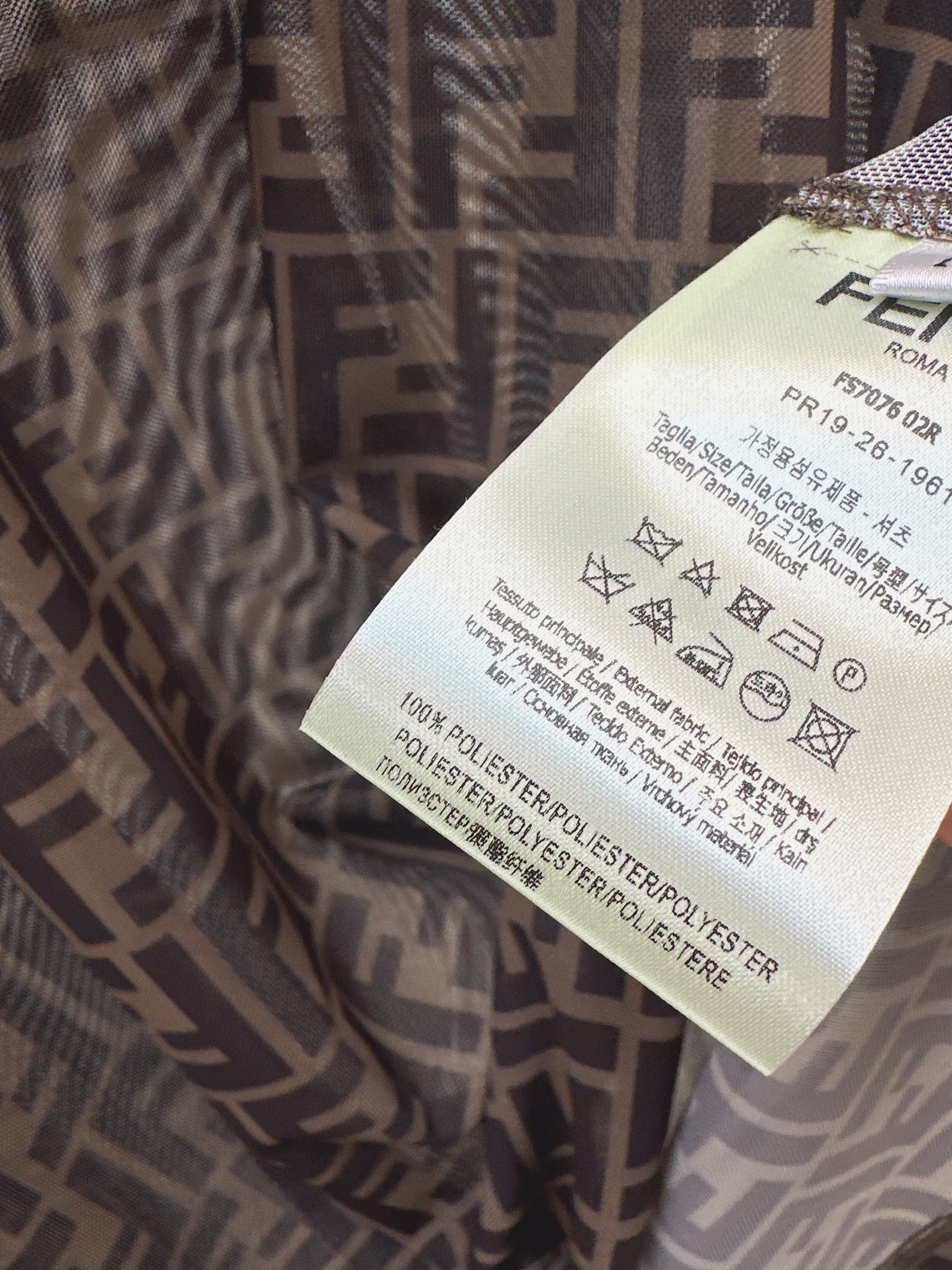 Fen 26ss print t-shirt