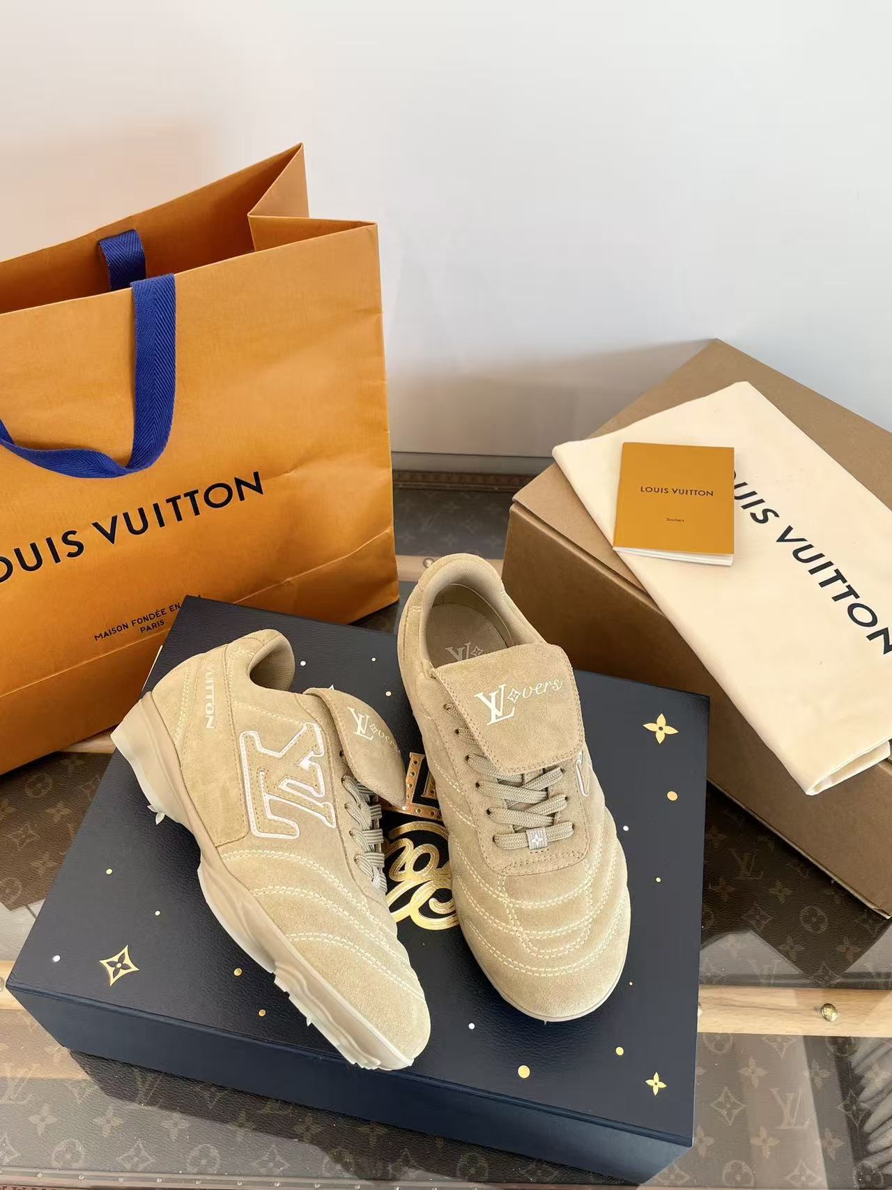 Louis suede retro sneakers