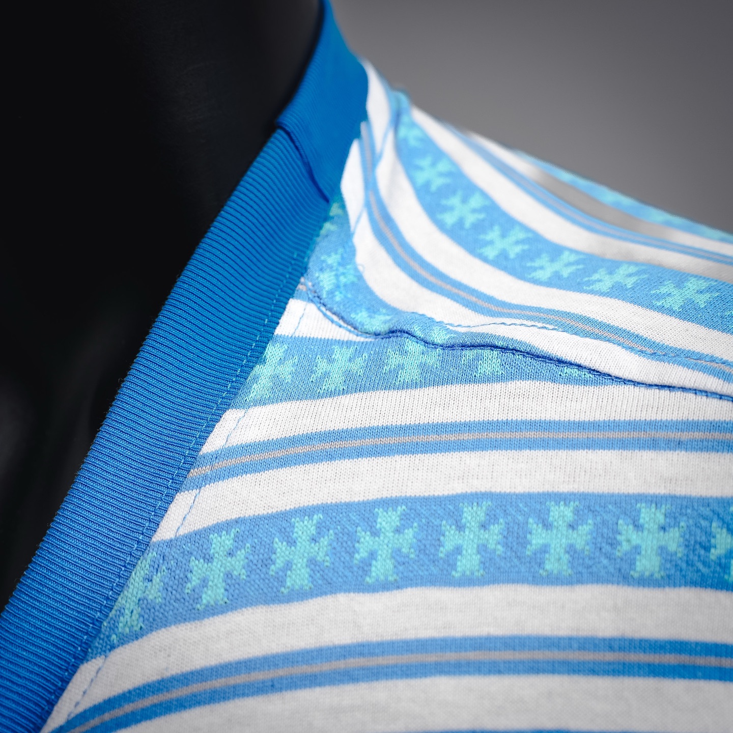 Chrome striped all-over t-shirt
