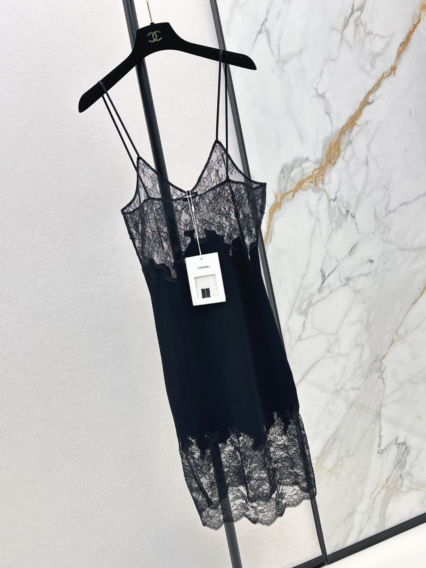 Chan 26ss lace slip dress