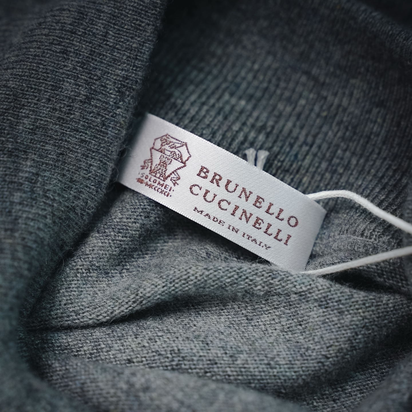 Brunello zip knit sweater