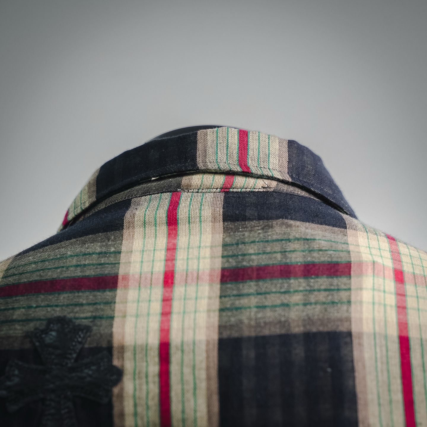Chrome plaid long-sleeve shirts