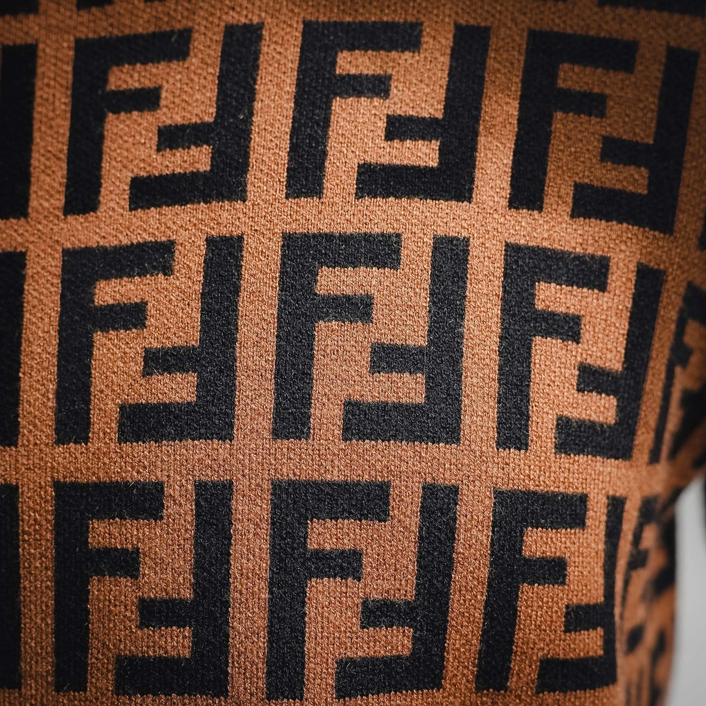 Fend jacquard knit sweater