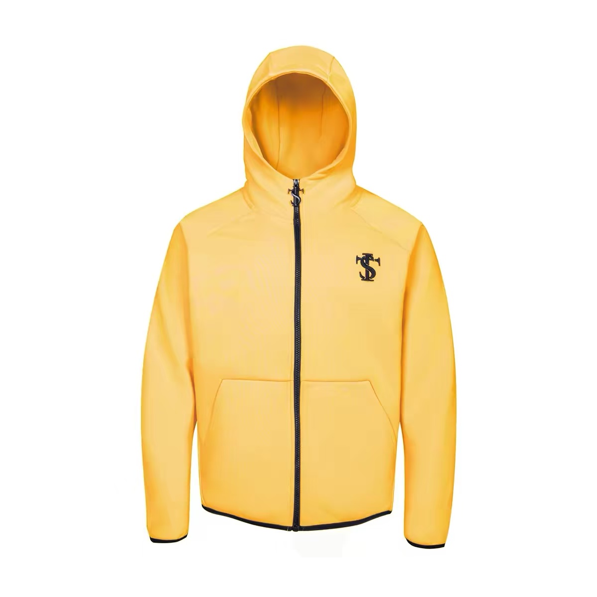 Stk casual zip-up coat