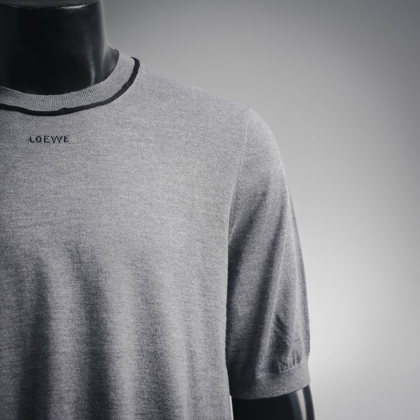 Loe jacquard knit t-shirt