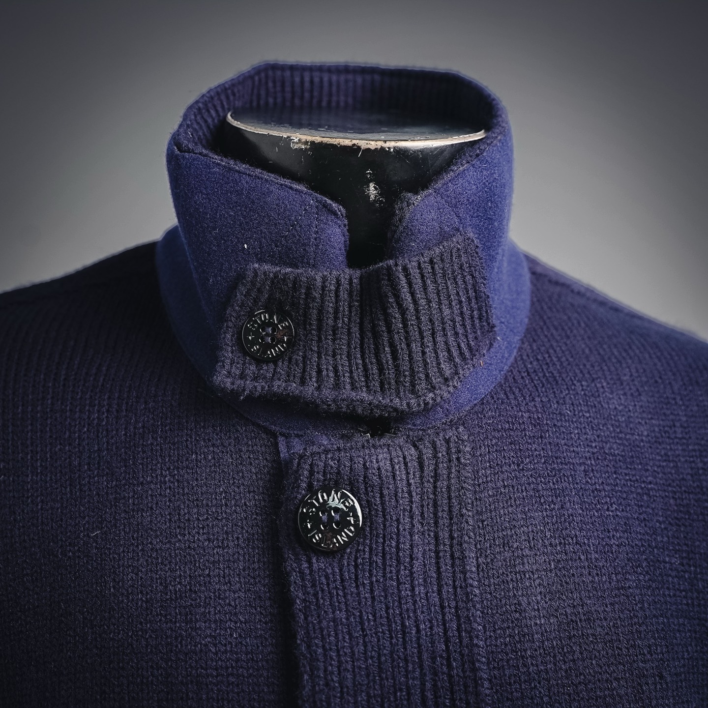 Stone cozy utility cardigan