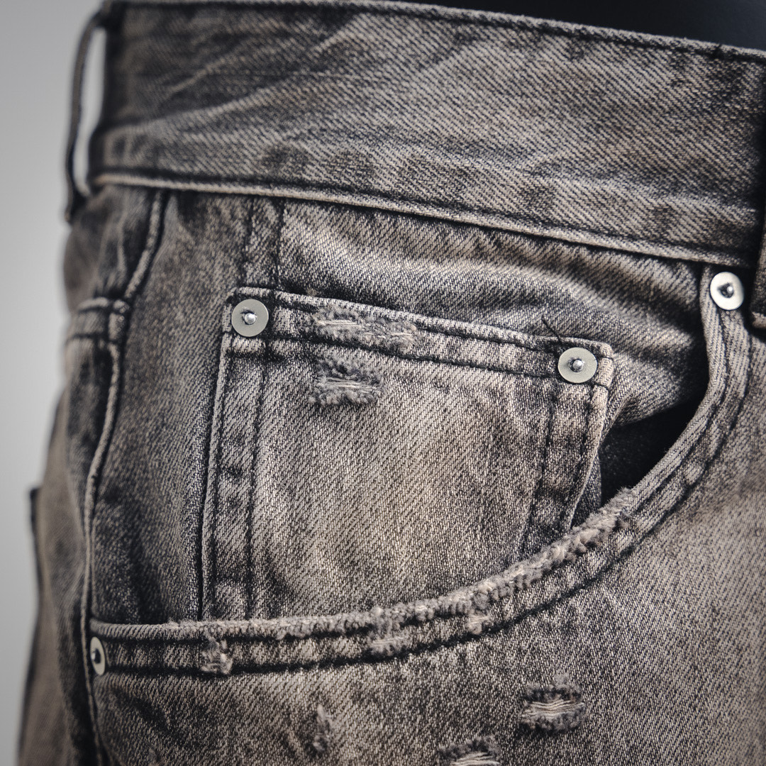 Ancell washed relaxed jeans