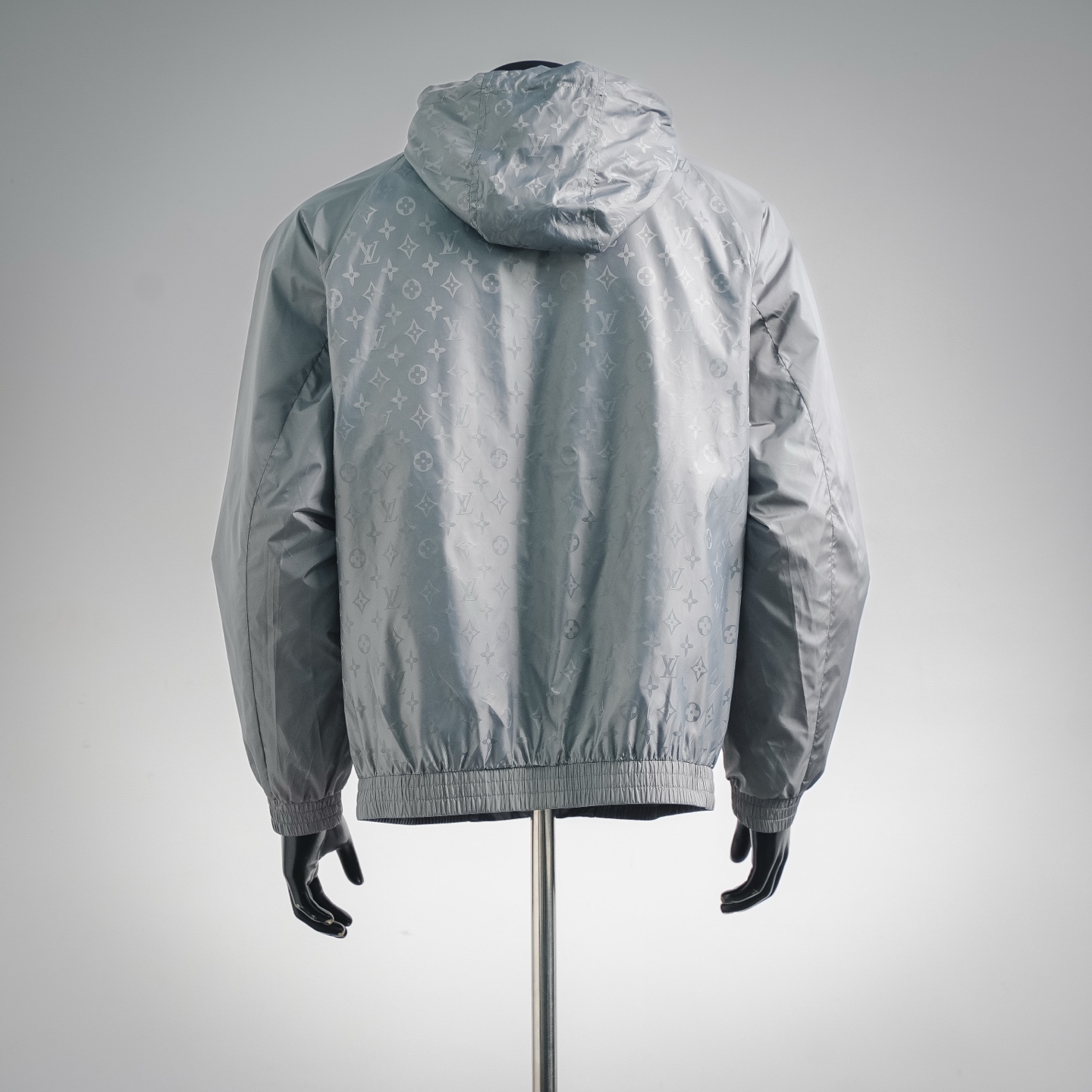Louis splicing hooded jacket