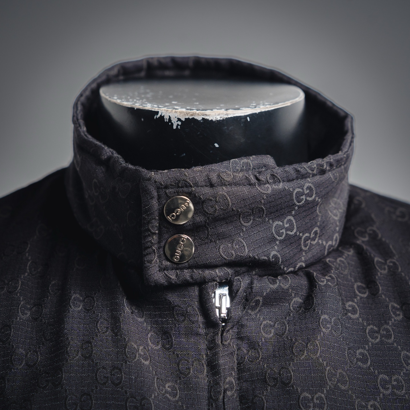 Guc all-over collared jacket
