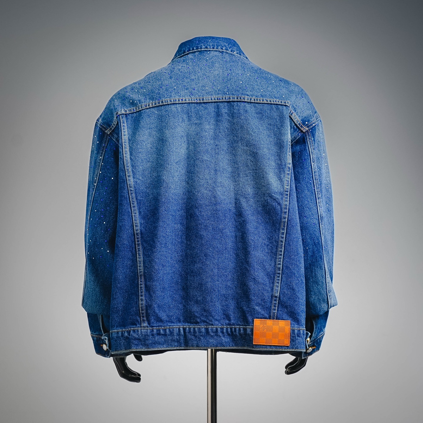 Louis rhinestone denim jacket