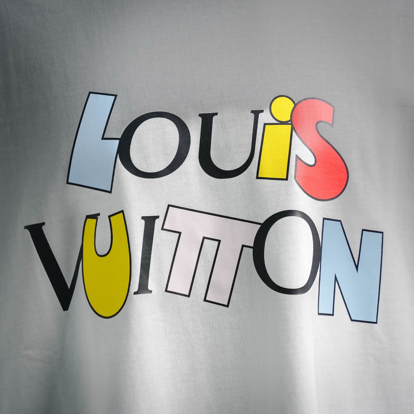 Louis letter print t-shirt