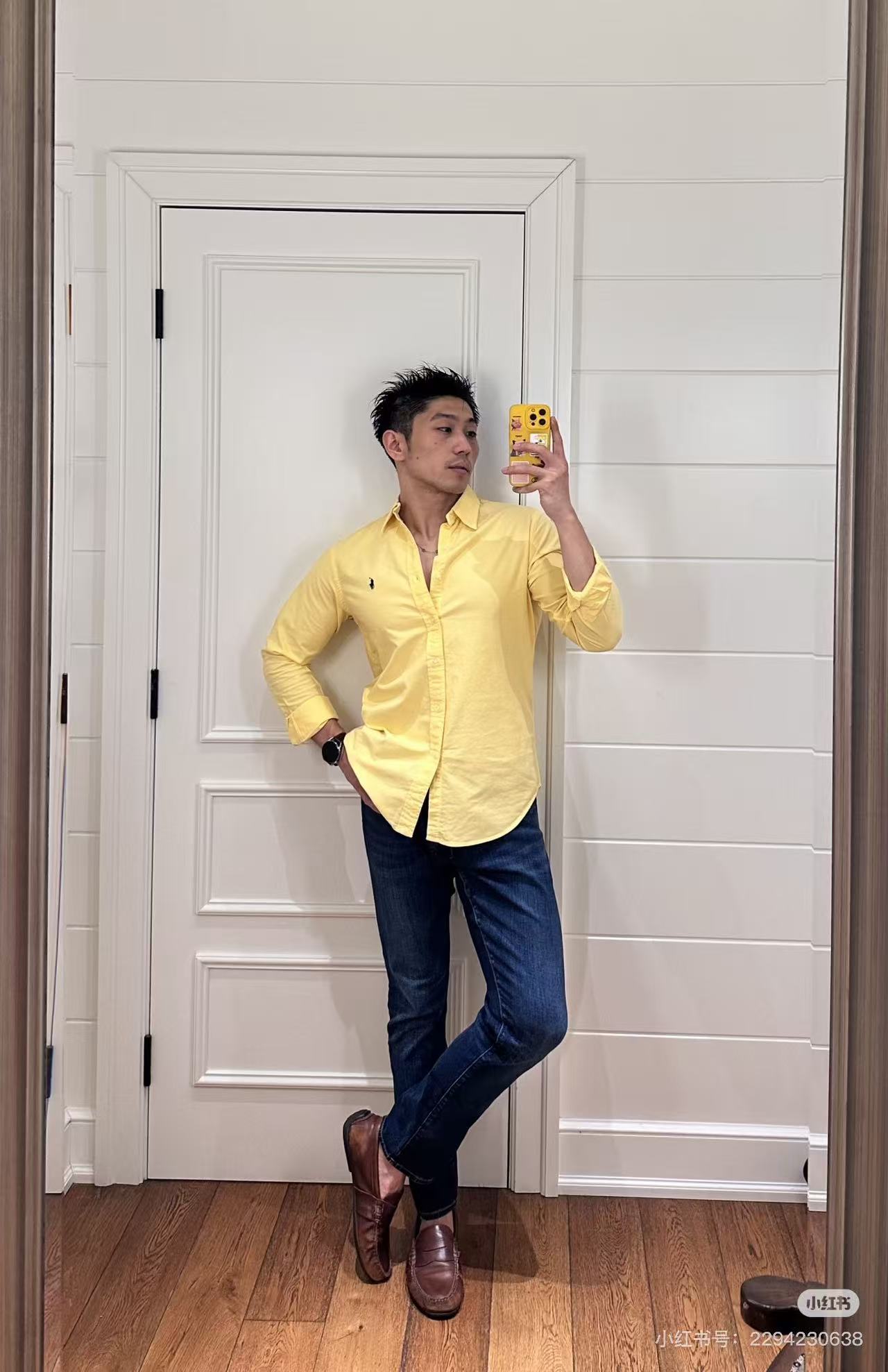 Ralp hembroidered long-sleeved shirts