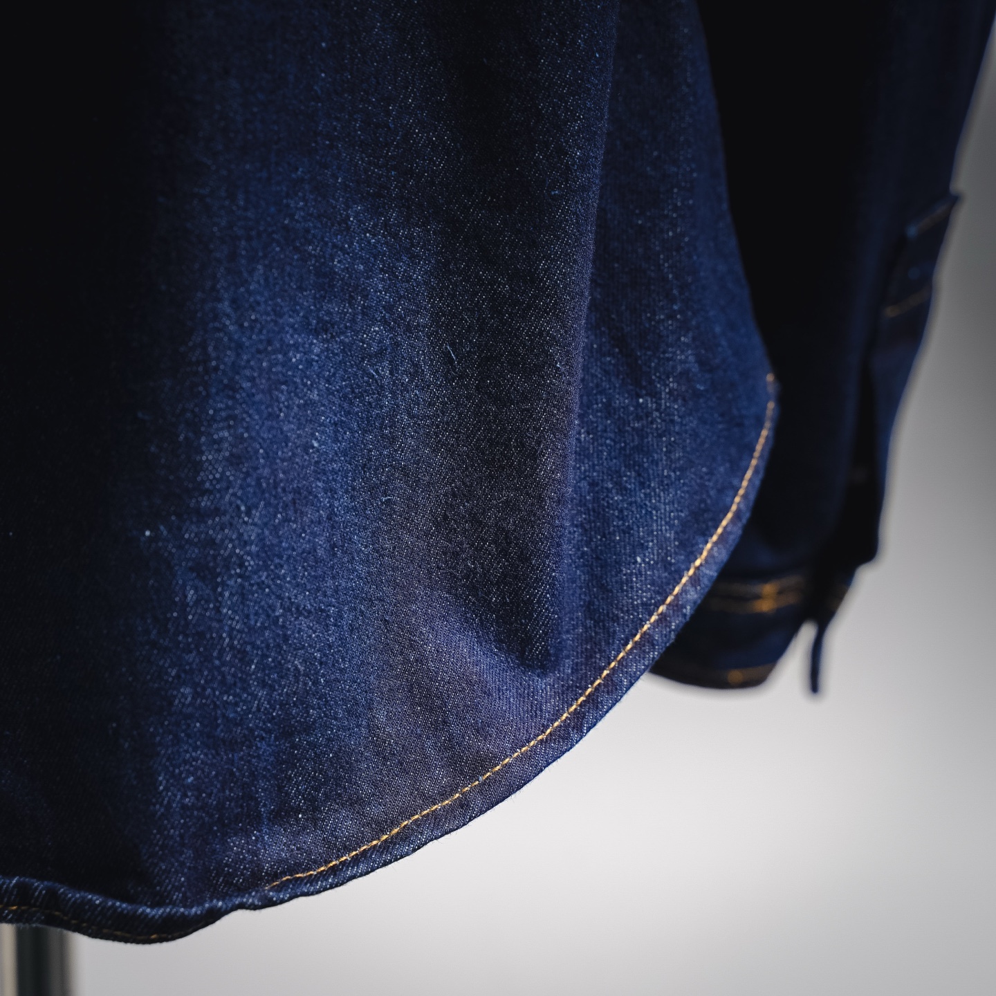 Louis denim long-sleeved shirts