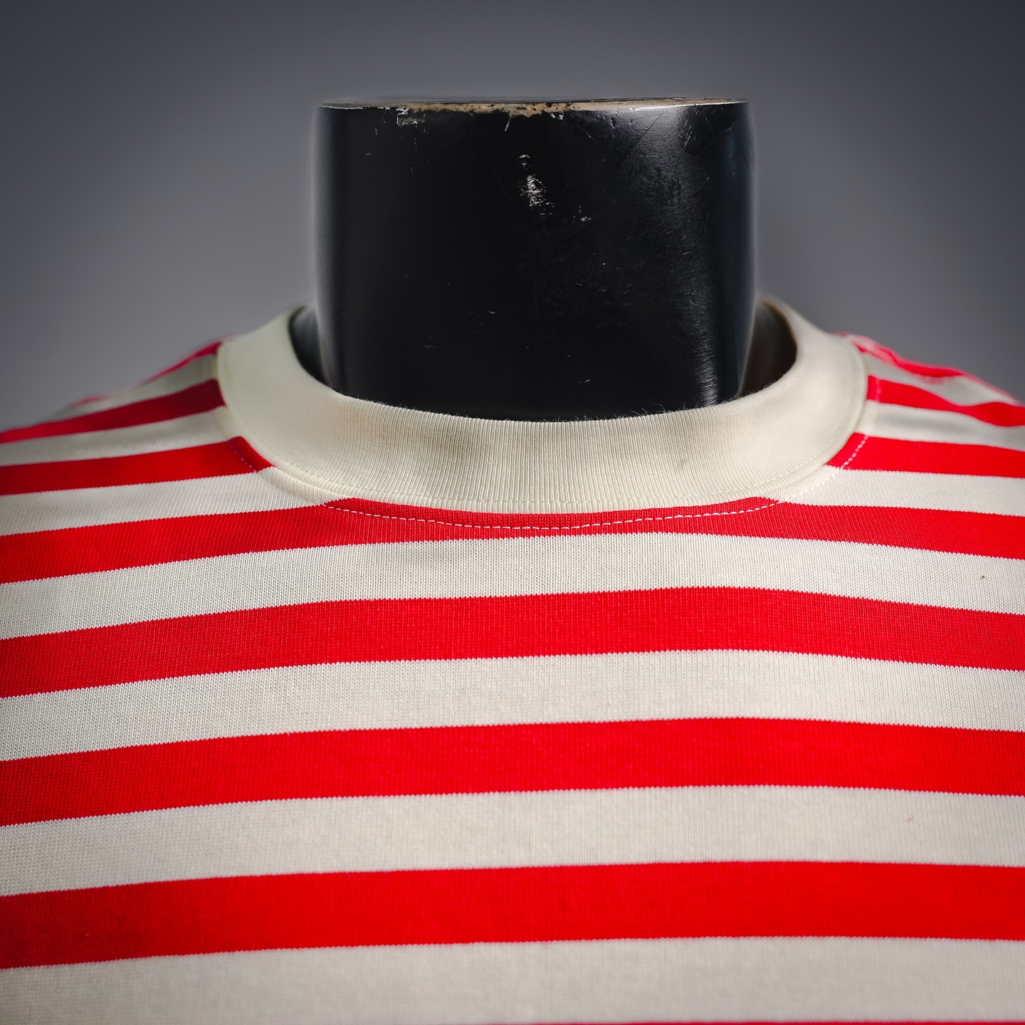Ami striped knit sweatshirt