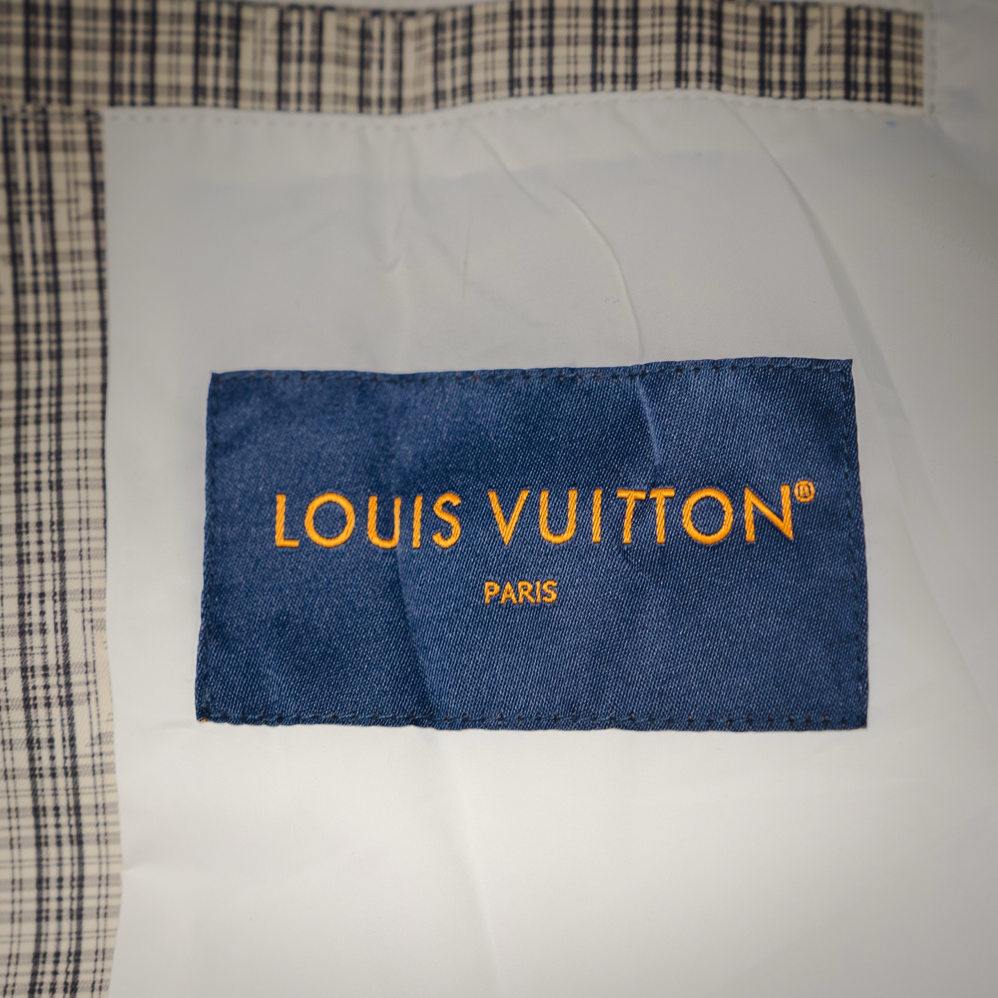 Louis plaid hooded jacket