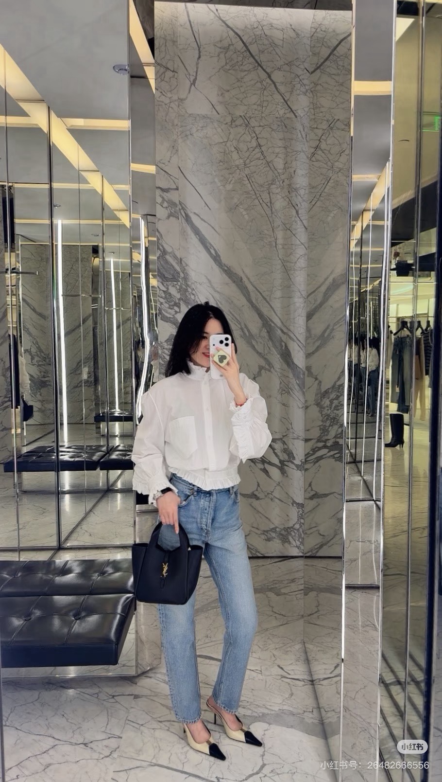 Sain 26fw ruffle shirt