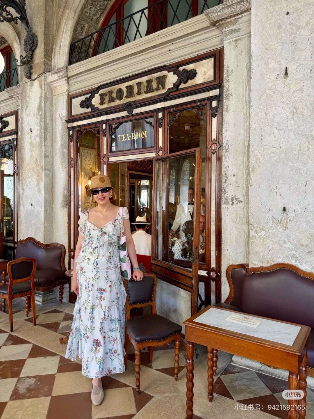 CD 26ss ruffle print dress