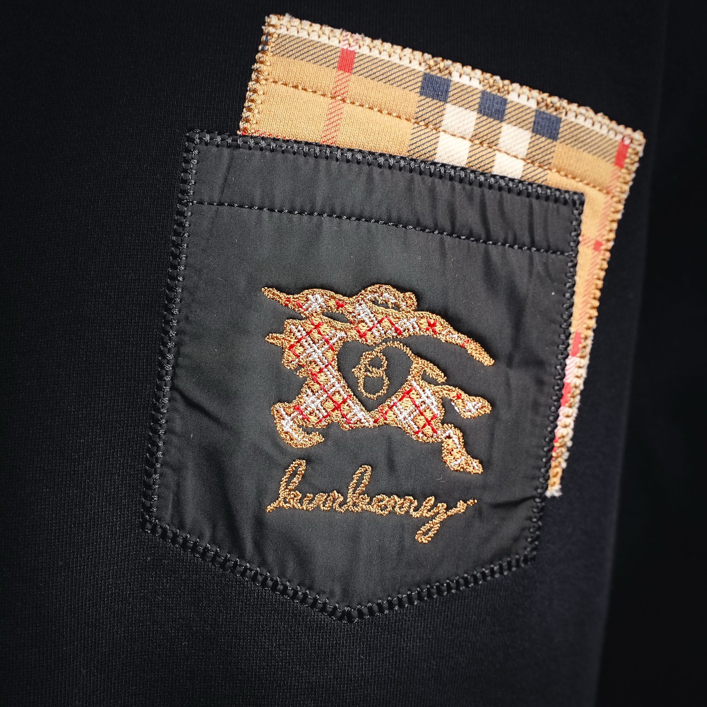 Bur embroidered sweatshirt