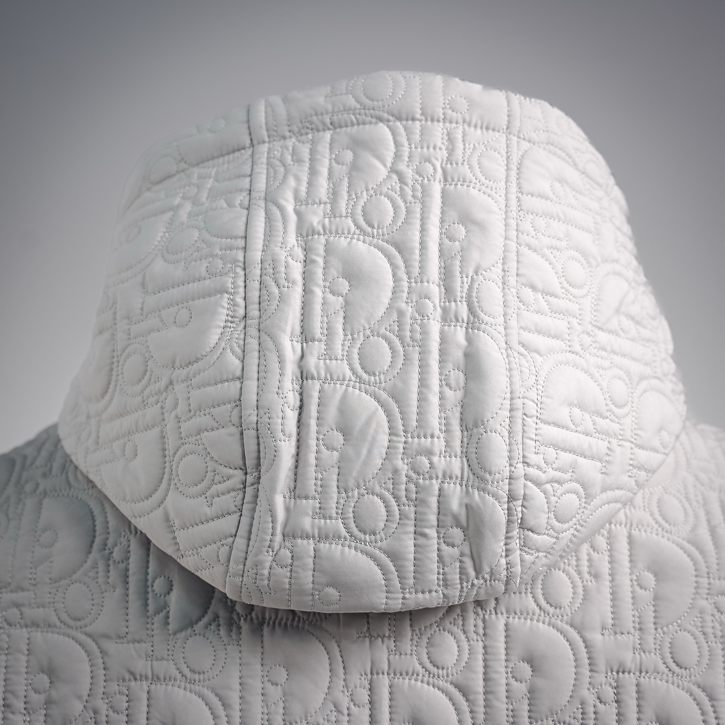 CD quilted embossed jacket