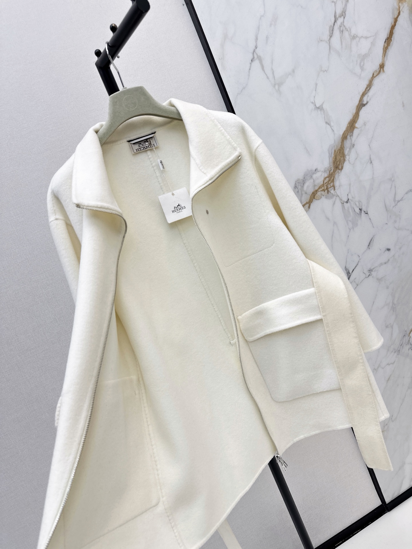 Her 26fw cashmere zipper overcoats