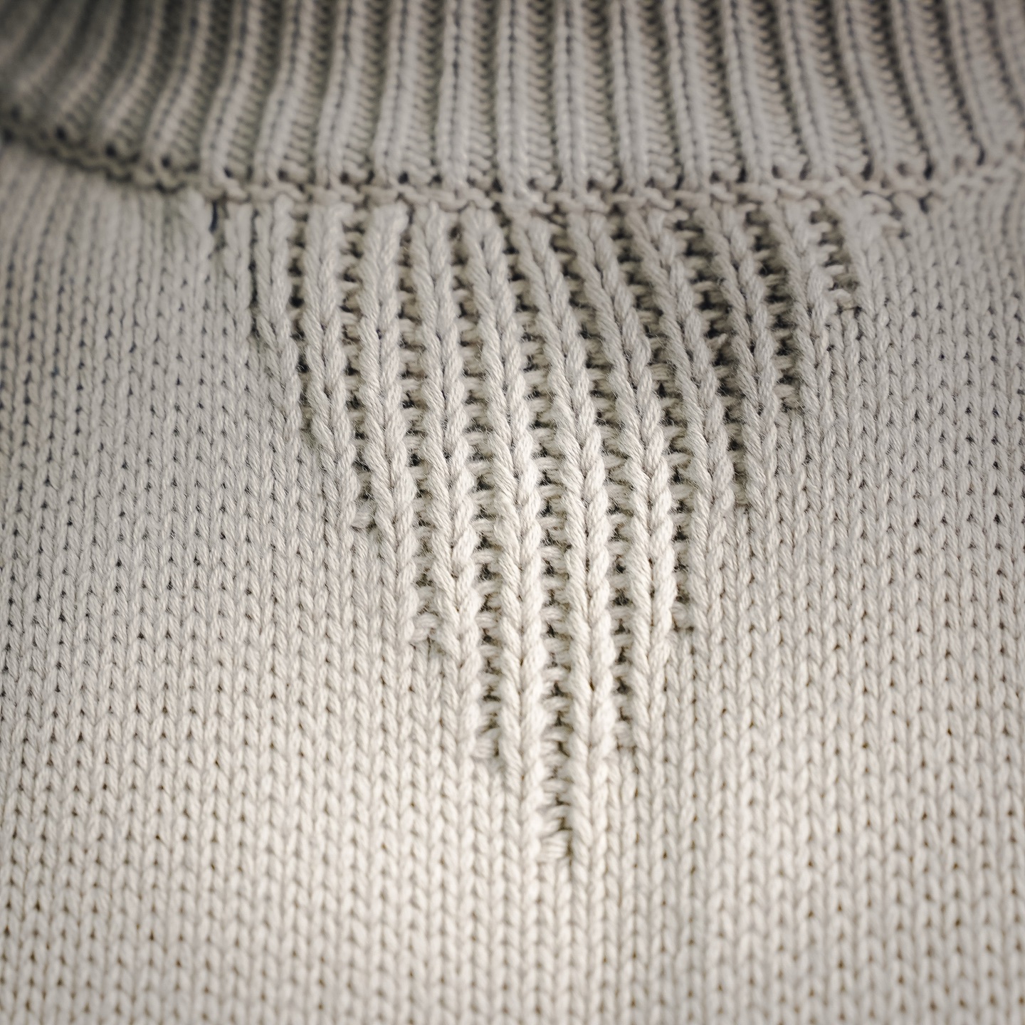 CD jacquard sweater