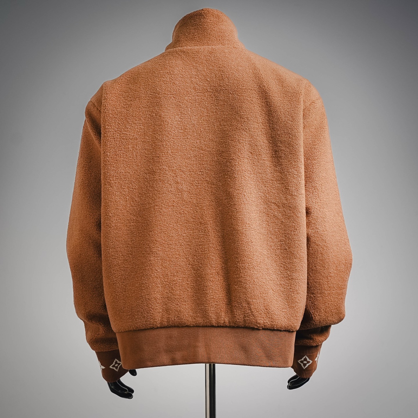Louis jacquard stand-collar jacket