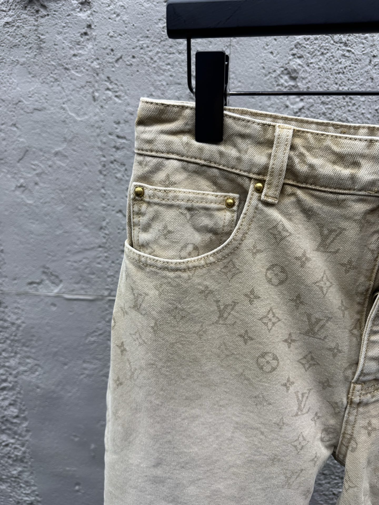 Louis all-over jacquard jeans