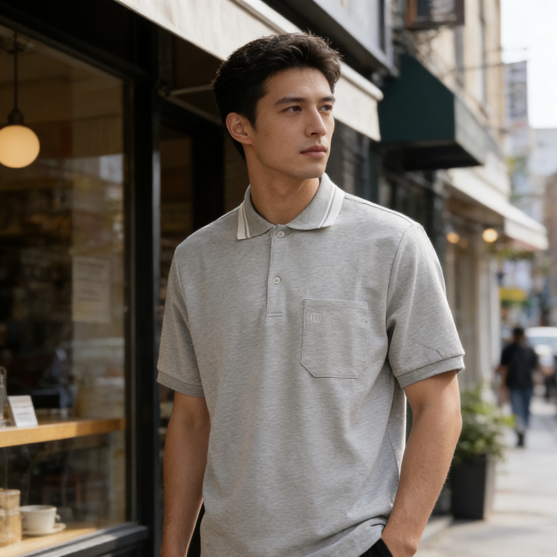 Guc pockets embroidered Polo