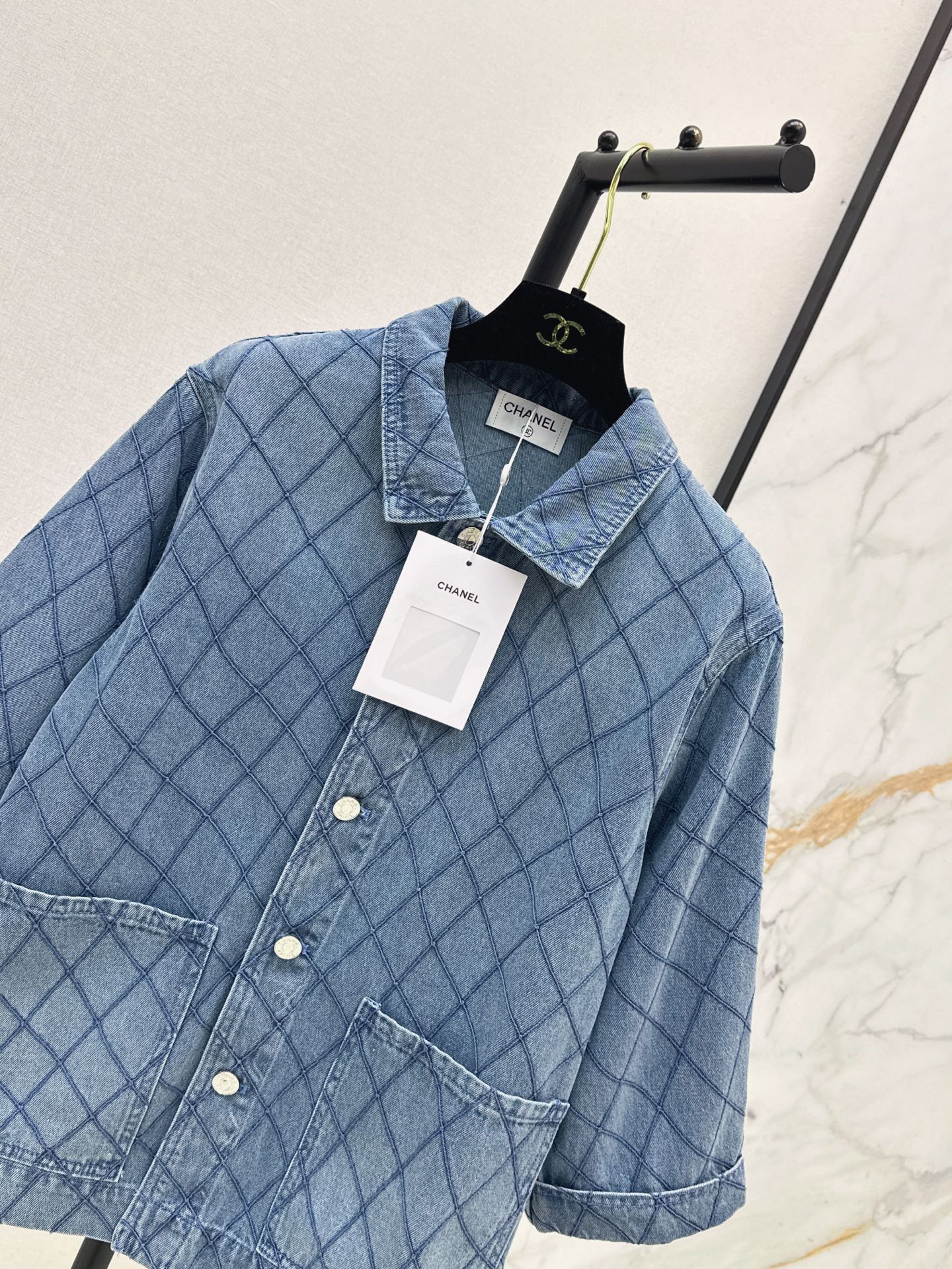 Chan 26ss embroidery denim jacket