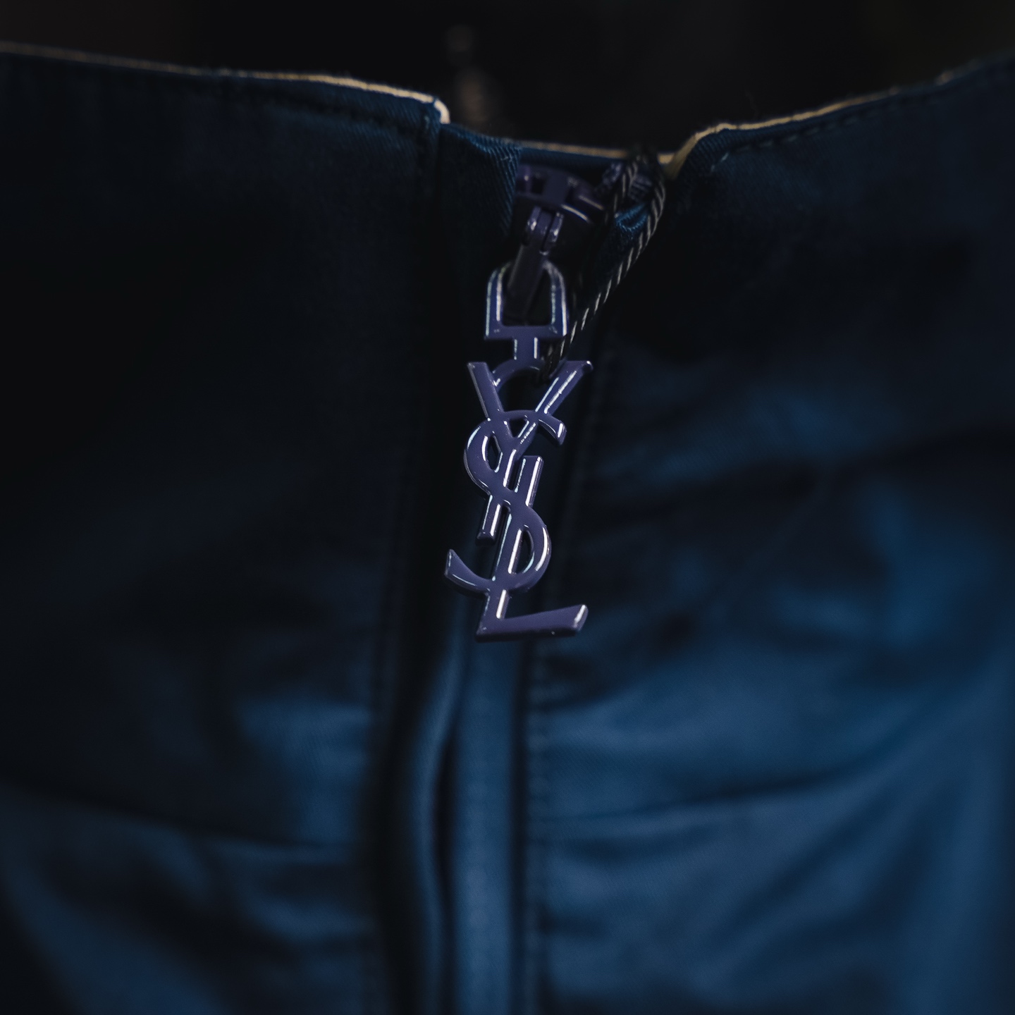 Saint embroidered splicing jacket