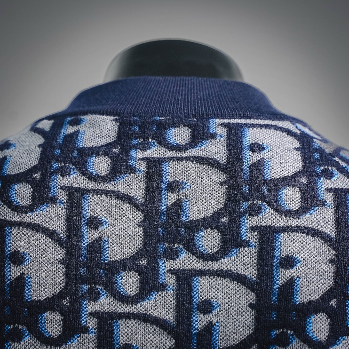 CD jacquard cardigan jacket