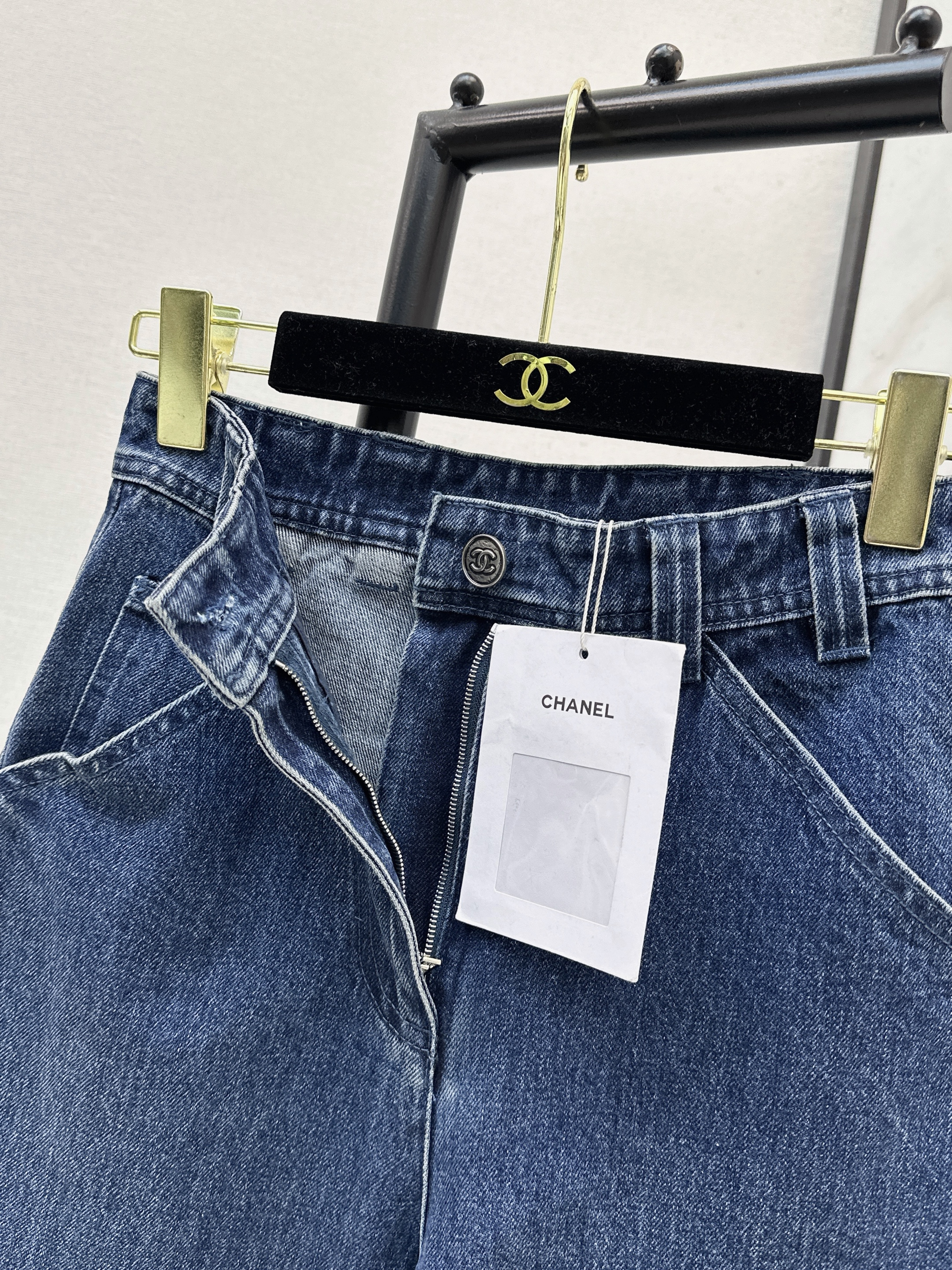 Chan 26ss wide-leg jeans