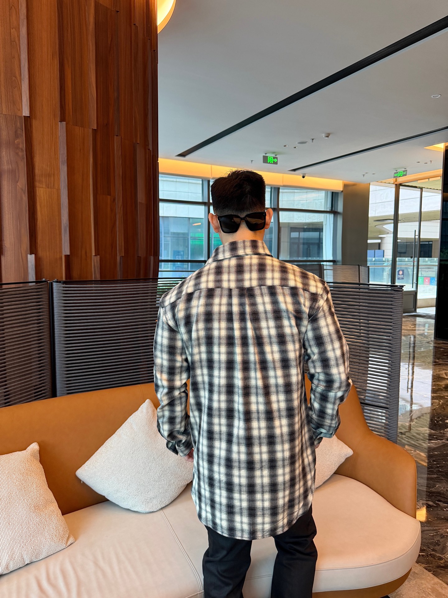 Balen ombre plaid shirts