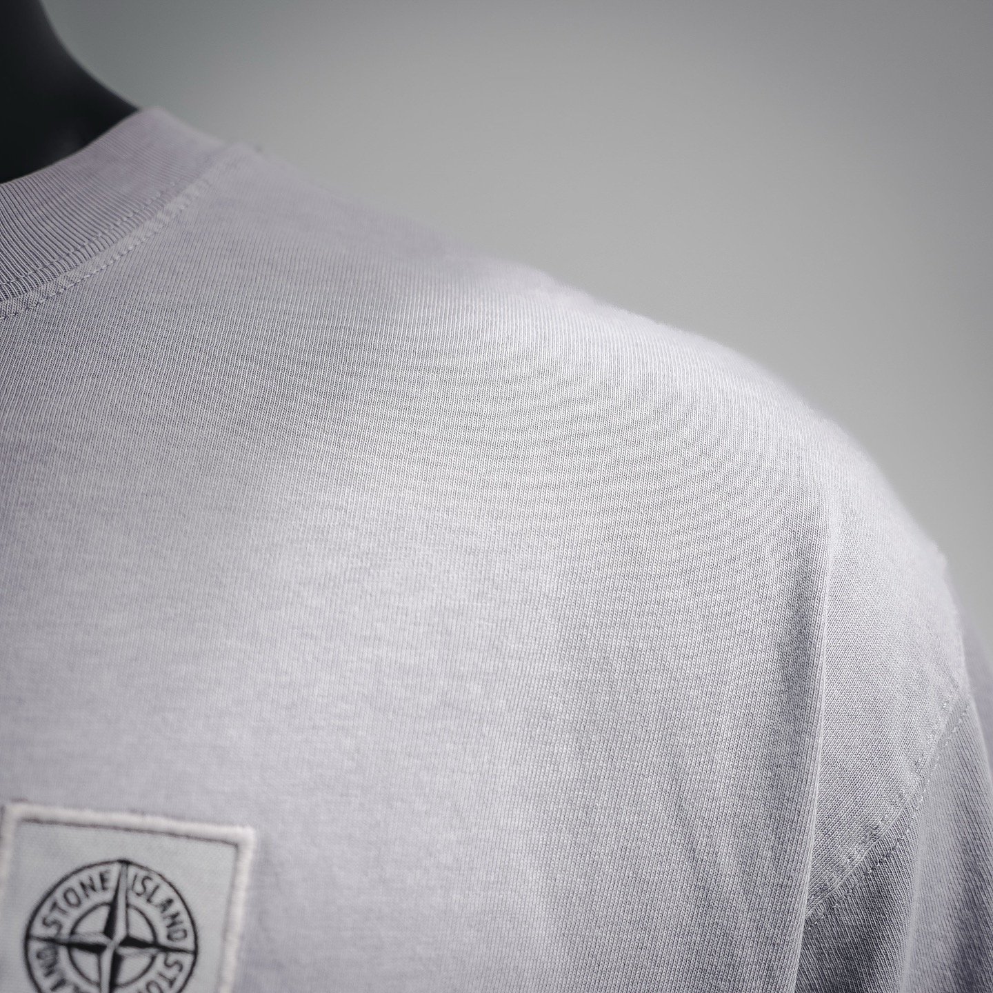 Stone washed embroidered t-shirt