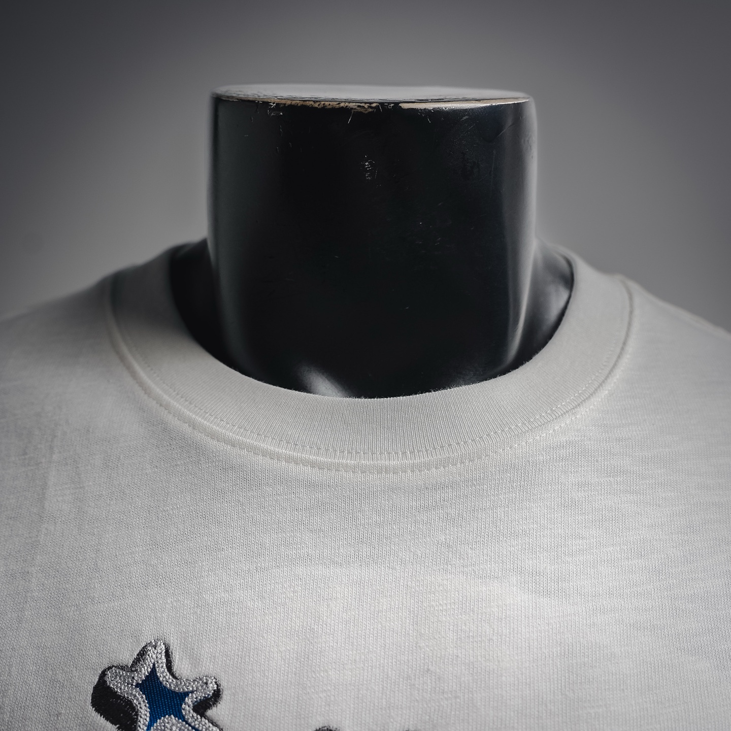 CD gradient applique t-shirt