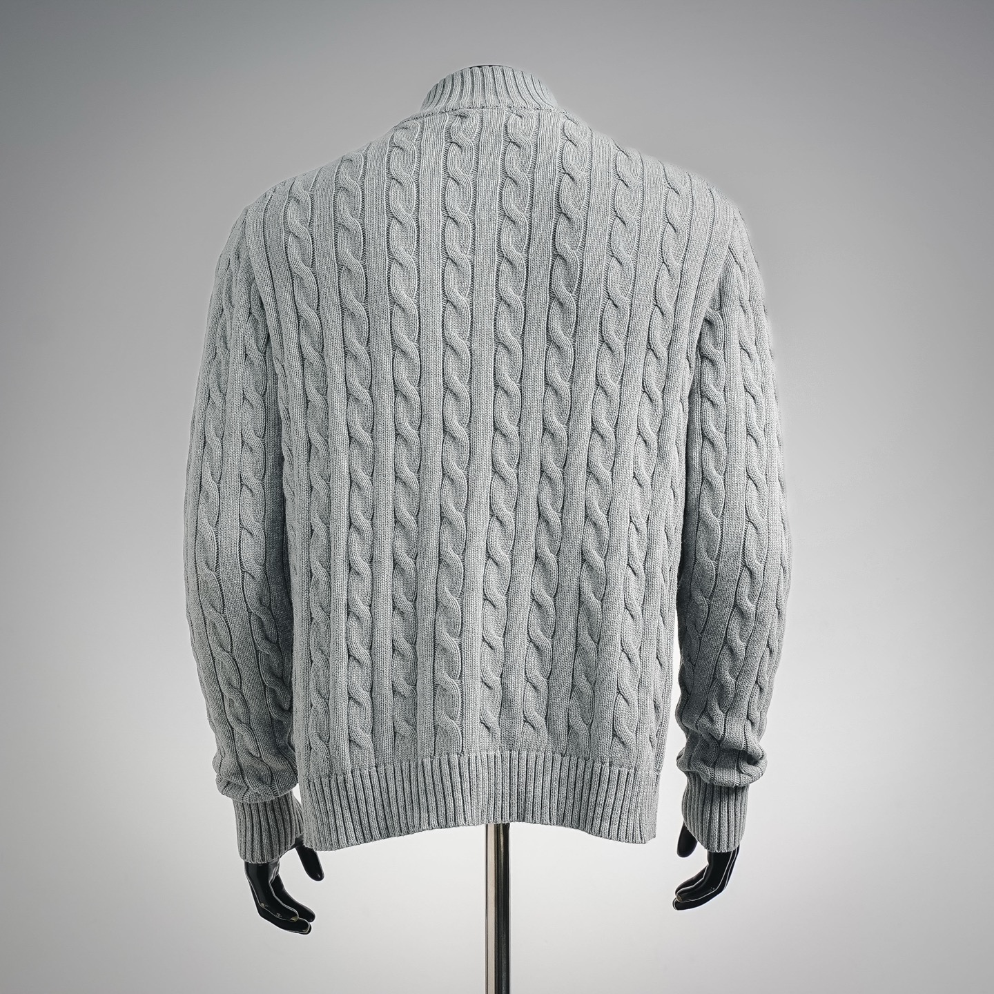 Ralph knit sweater zip-up coat