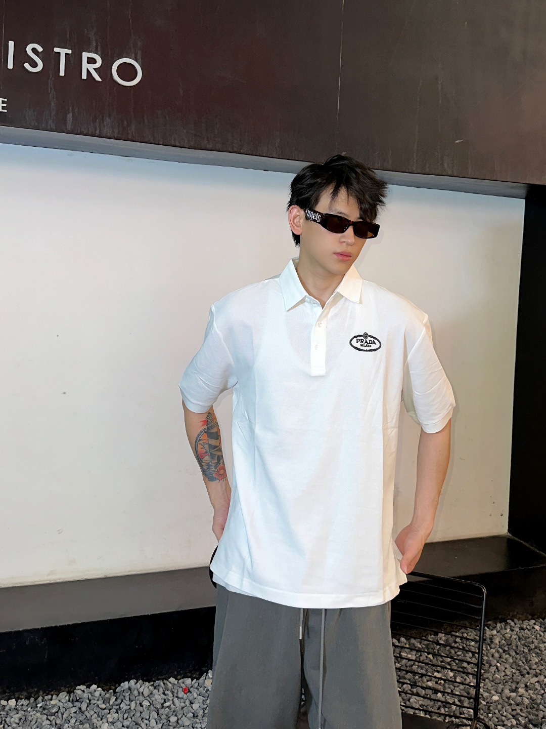 Pra embroidered badge Polo