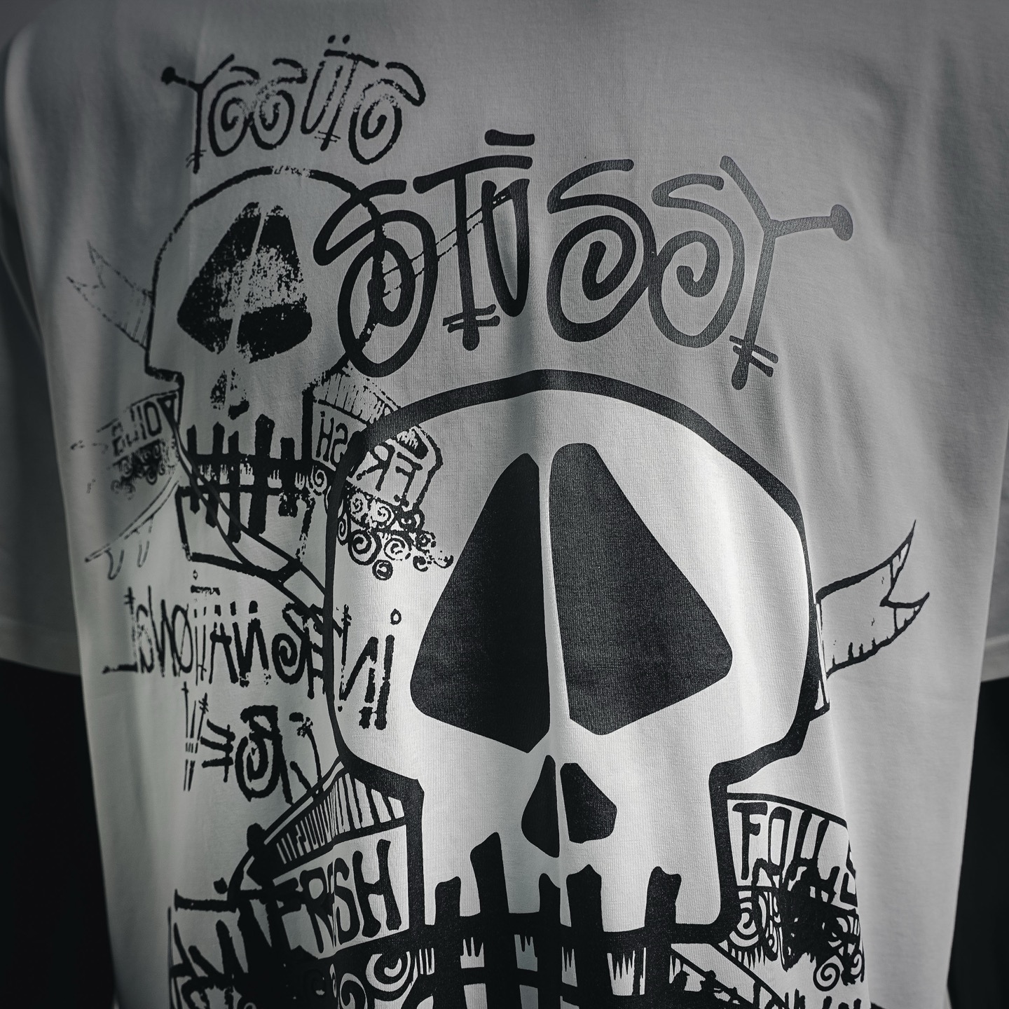 Stuss printed loose t-shirt