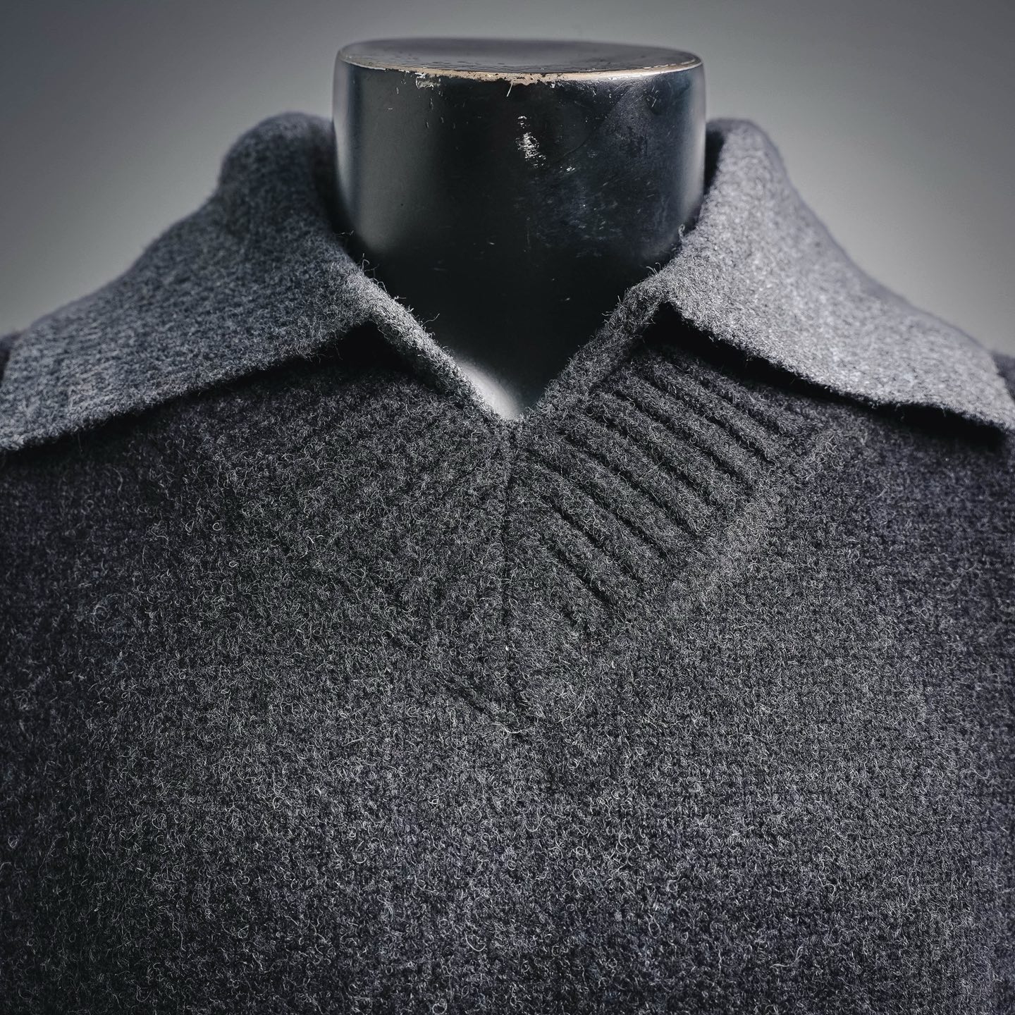 Bottega layered chunky knit sweater