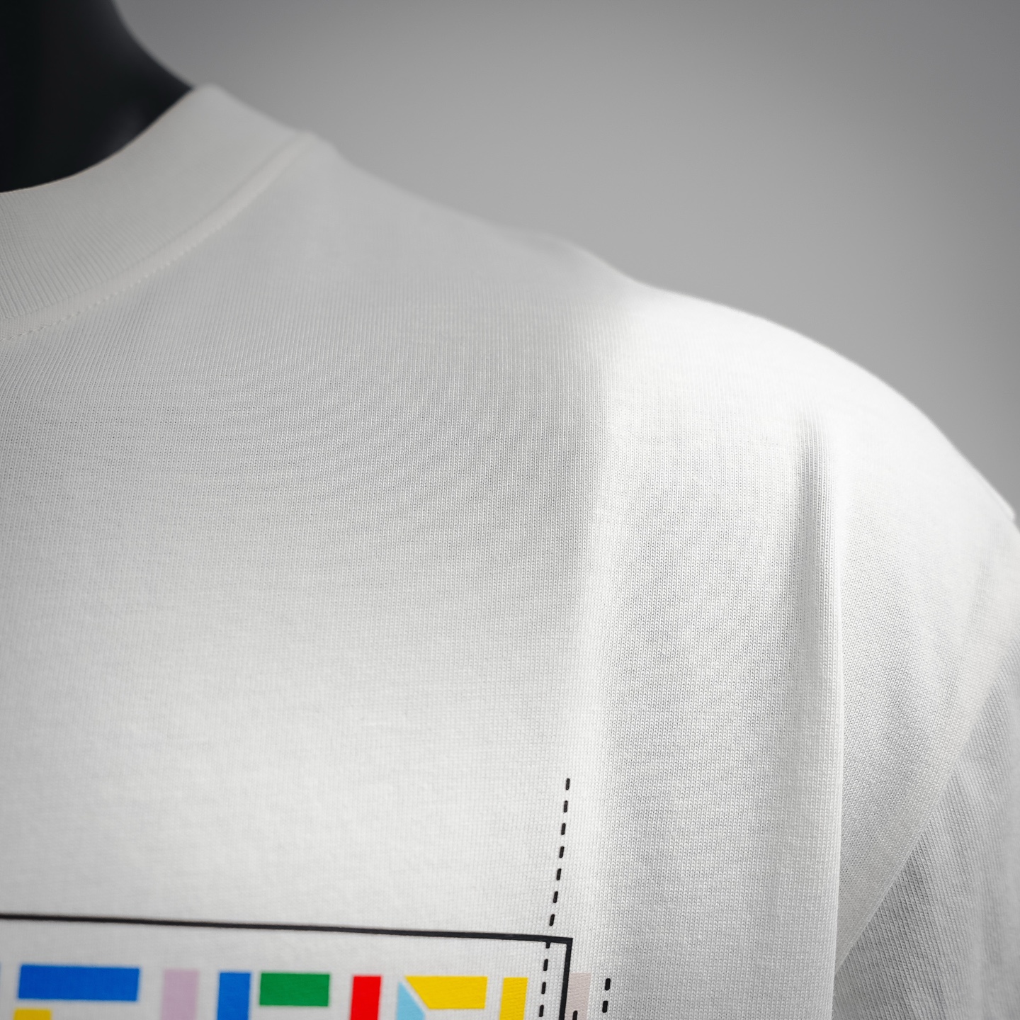 Fend pocket printed t-shirt