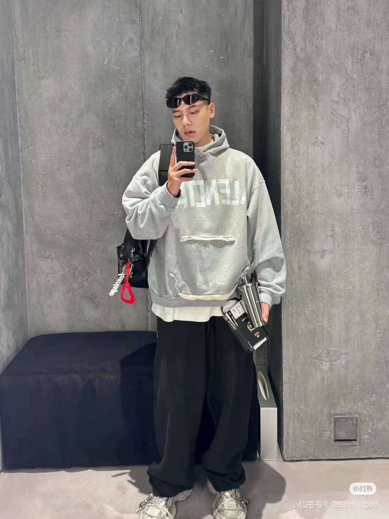 Balen washed hoodie