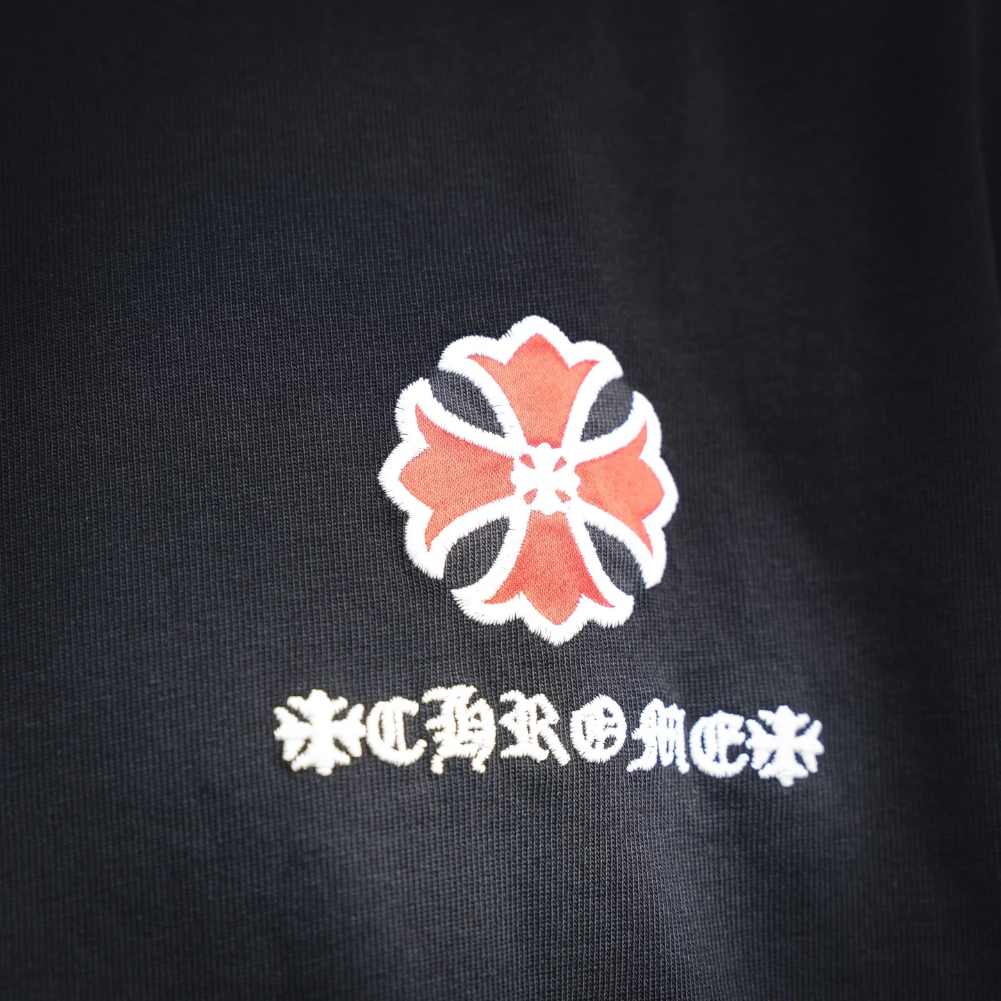 Chrome applique t-shirt